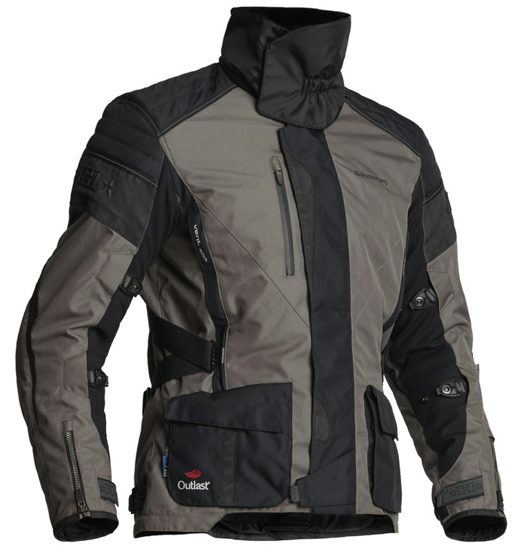 Halvarssons Textile jacket Wien Black/Lava
